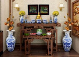Mẹo Chọn Mua Bàn Thờ Phong Thủy Hô Tài Gọi Lộc Cho Gia Chủ