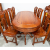 Bộ bàn ghế gỗ 6 ghế có thể đủ chỗ cho gia đình từ 6 - 8 thành viên